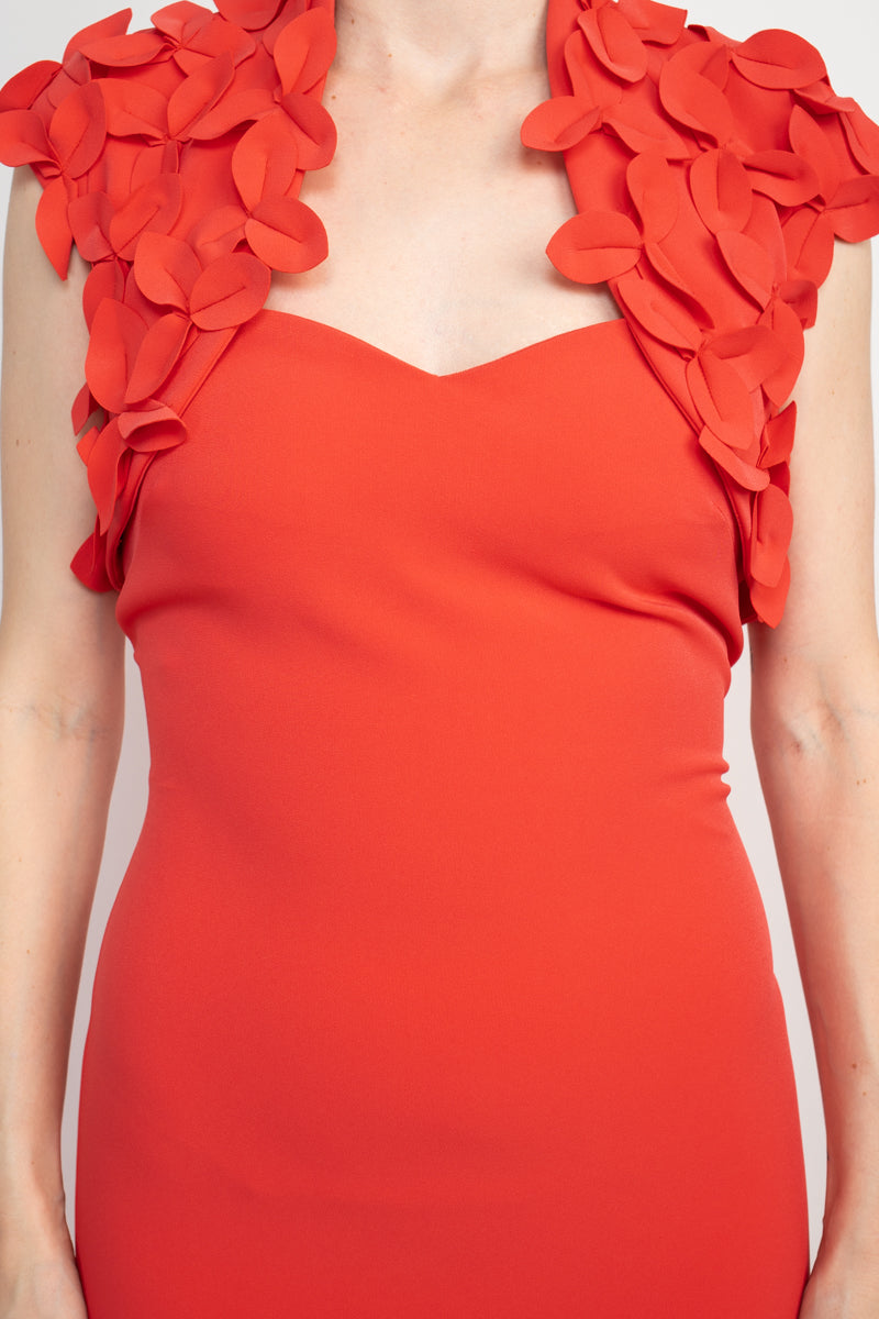 Alberto Makali Strapless Sweetheart Neck Mermaid Scuba Gown with Matching Bolero