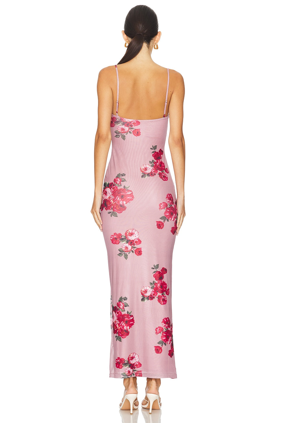 MORE TO COME Sidney Dress in Mauve Floral