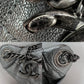 Chanel Metallic Dark Silver Calfskin Quilted Banane Fanny Pack Waist Bag