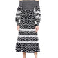 Alice + Olivia Catia Off-The-Shoulder Smocked Midi Dress Size: XS
