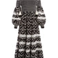 Alice + Olivia Catia Off-The-Shoulder Smocked Midi Dress Size: XS