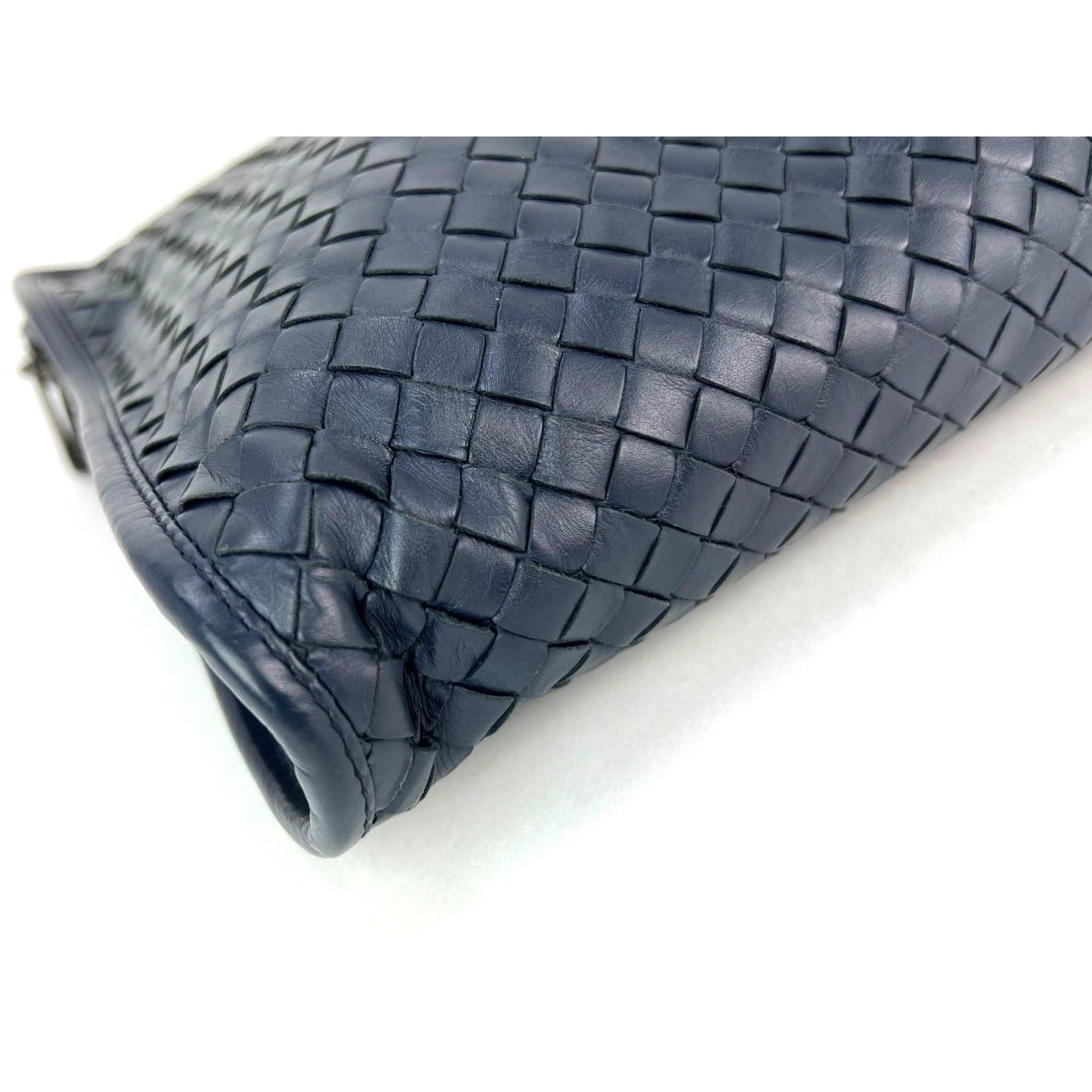 Bottega Veneta Intrecciato Top Zip Briefcase Attache Bag