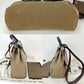 Hermes Toile Vache Hunter Herbag zip 31 PM Etoupe Ebene Shoulder Bag