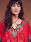 Bohemian Vacation Gorgeous Embroidered Top