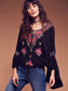 Bohemian Vacation Gorgeous Embroidered Top