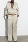 Bomber Jacket Casual Working Pants Set