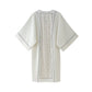 Women Simple Linen Asymmetric Long Sleeve Casual Dress