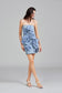Three Dimensional Flower mini Dress