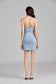Three Dimensional Flower mini Dress