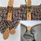 Christian Dior Vintage Trotter Diorissimo Medium Brown Boston Bag