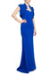 Alberto Makali Strapless Sweetheart Neck Mermaid Scuba Gown with Matching Bolero