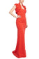 Alberto Makali Strapless Sweetheart Neck Mermaid Scuba Gown with Matching Bolero
