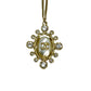Chanel Crystal CC Necklace Gold Pearly Fashion Jewelry