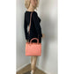 Fendi Vitello Elite Flamingo Petite 2Jours Pink Tote Shoulder Crossbody Bag
