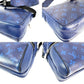 LOUIS VUITTON Taigarama Outdoor Blue Messenger Bag