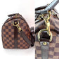 LOUIS VUITTON Speedy 30 Bandouliere Damier Ebene Satchel Hand Bag