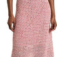 Derek Lam 10 Crosby Eliana Crochet Sweater Tank Dress pink Size L