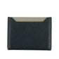 Celine Bicolor Blue / Grey Leather Card Case Holder Wallet #3236