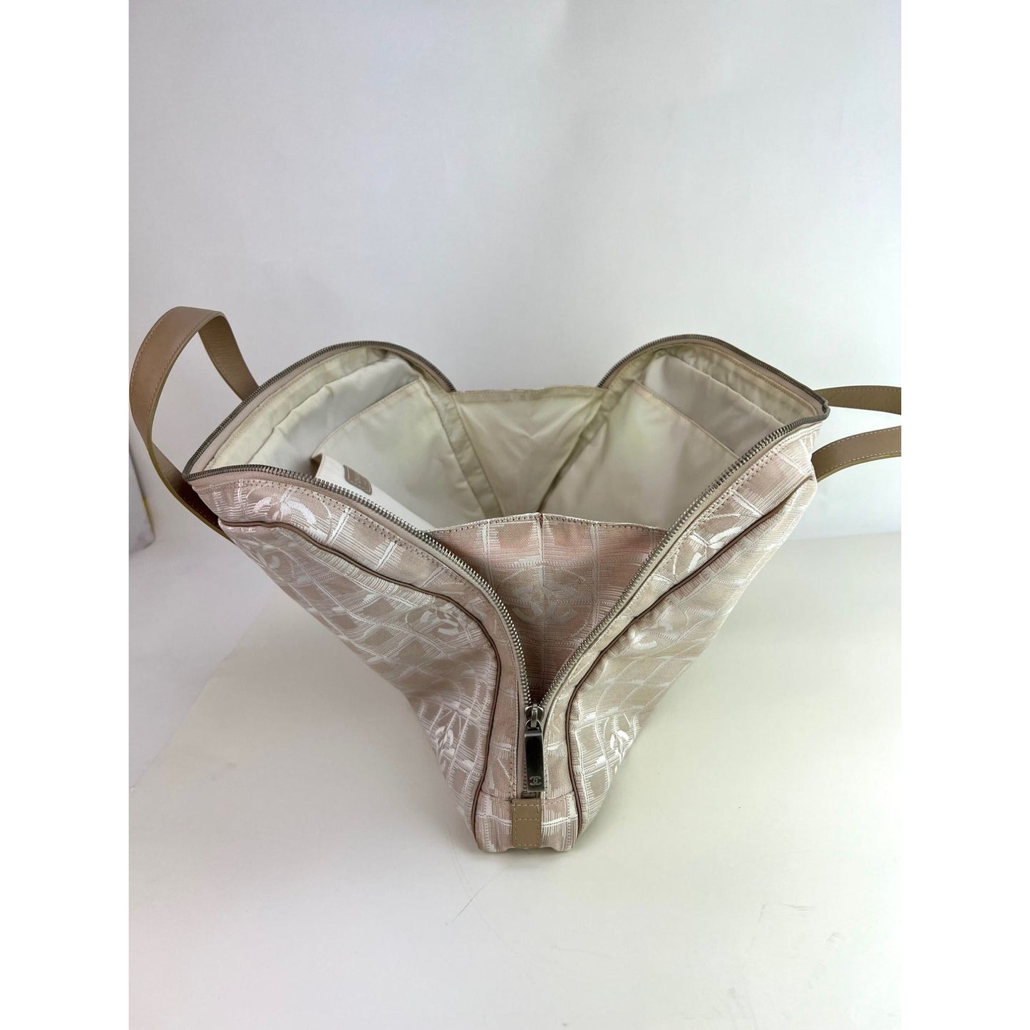 Chanel Canvas Nylon Travel Briefcase Attache Bag 