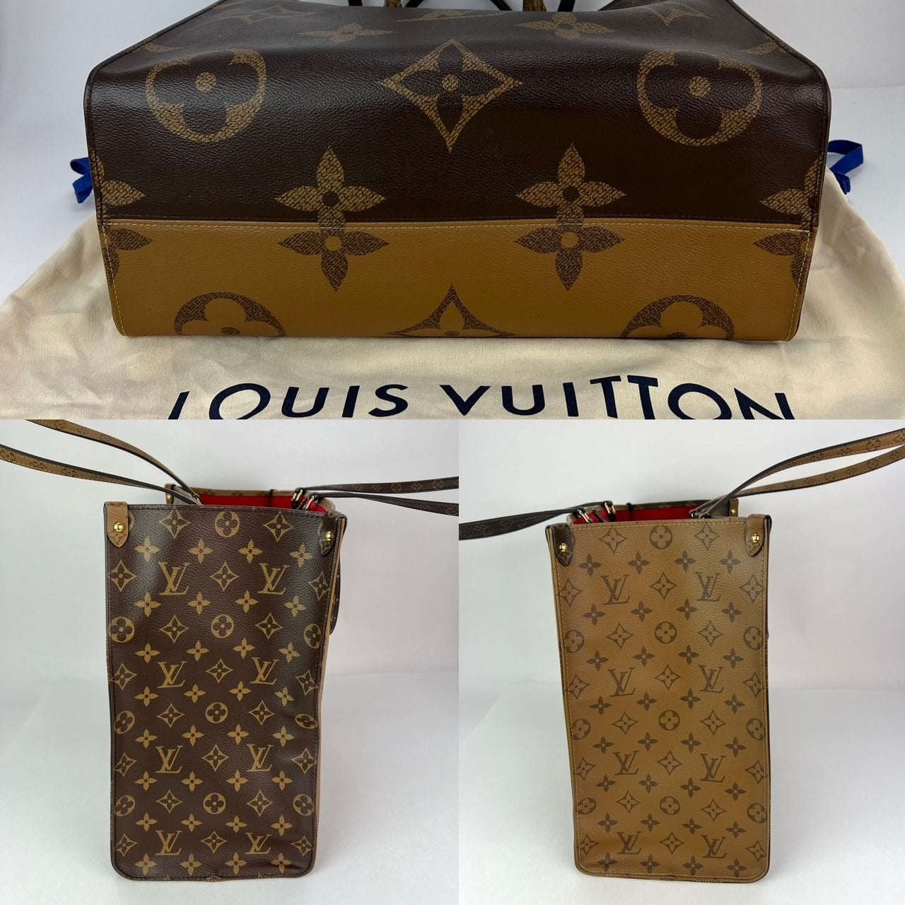 Louis Vuitton ONTHEGO GM Reverse Giant Monogram Tote