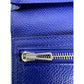 Hermes Long Epson Bearn Gusset Electrique Bleu Wallet