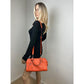 LOEWE Calfskin Amazona 28 Orange Leather Shoulder Bag