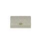 Christian Dior Caro Cannage White Leather Belt Bag Clutch
