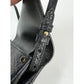 Burberry Signature Grain Leather Check Embossed Langley Black Crossbody