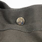 Hermes Herline MM Grey Canvas Tote Bag #4781