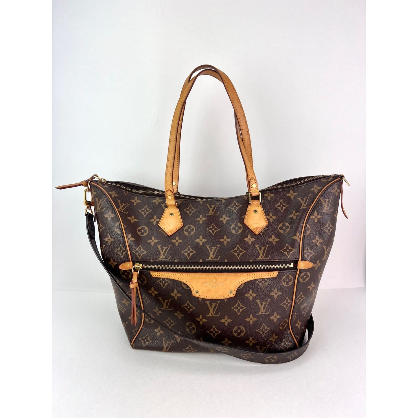 Louis Vuitton Tournelle Monogram MM Hand shoulder Tote Bag