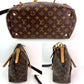 Louis Vuitton Tournelle Monogram MM Hand shoulder Tote Bag