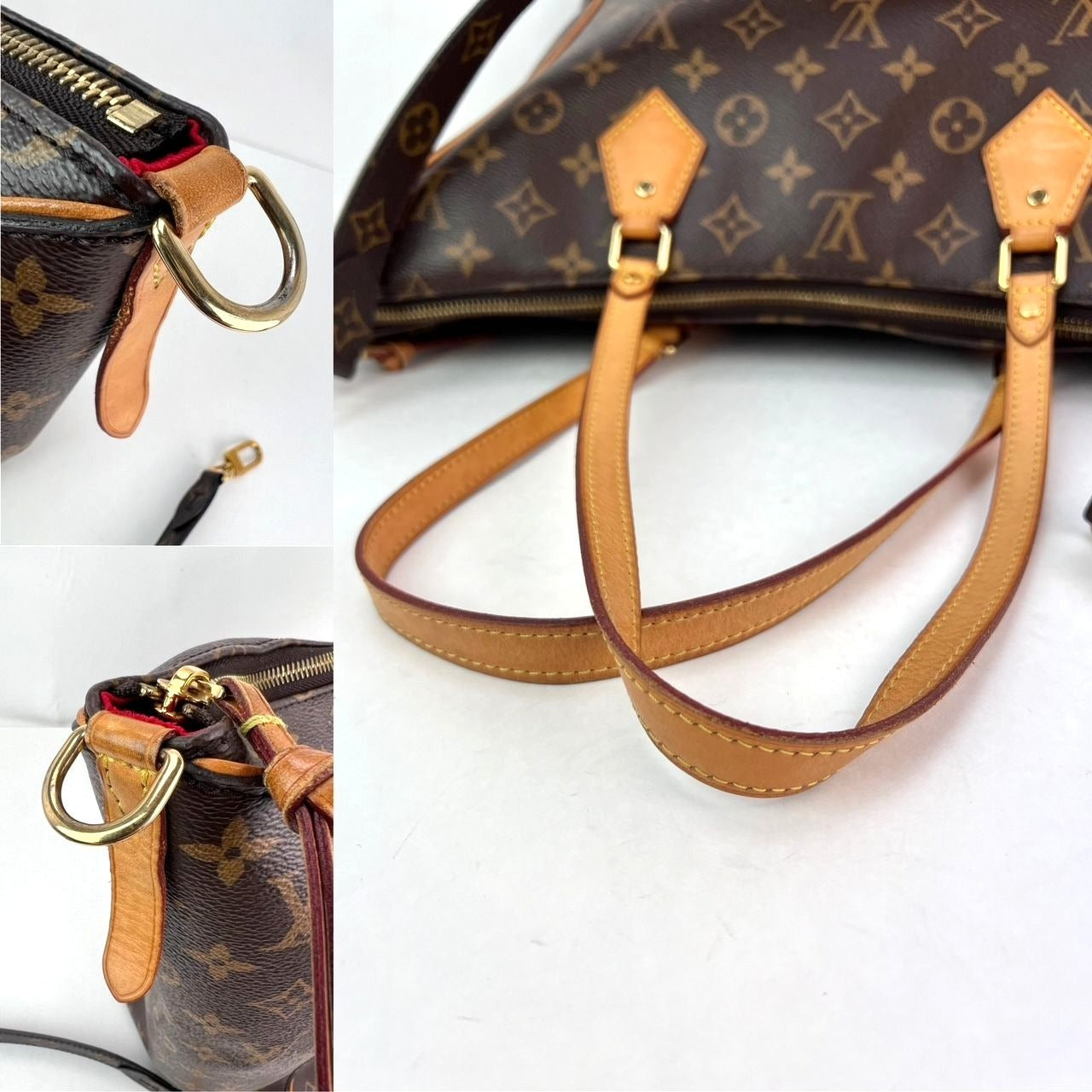Louis Vuitton Tournelle Monogram MM Hand shoulder Tote Bag