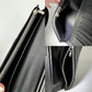LOUIS VUITTON Epi Brazza Long Black Leather Wallet