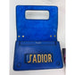 Christian Dior CD J'ADIOR Blue Flap Leather Shoulder Bag