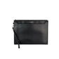 Saint Laurent Black Smooth Leather I-Pad Case Clutch