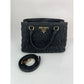 Prada Nappa Gaufre Black Leather Shoulder Crossbody Bag SOLD