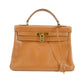 Hermes Kelly 32 Boxcalf Brown Handbag Year 1986 #5775