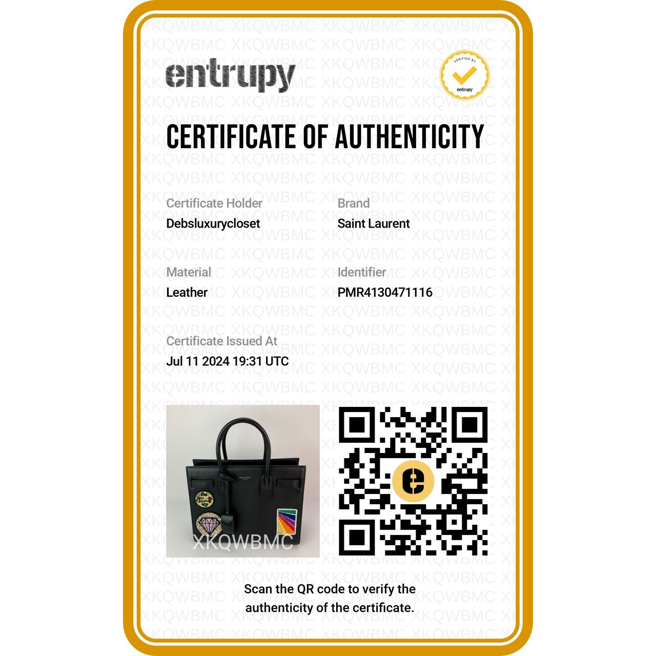 Saint Laurent Sac De Jour Embellished Patches Baby Black Leather Shoulder Bag