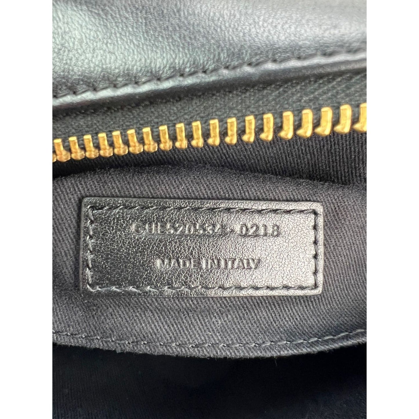 YVES SAINT LAURENT Lou Camera Matelasse Black Suede Crossbody Bag