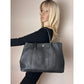 Hermes Negonda Garden Party MM 36 Black Leather Tote