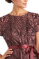 R&M Richards Round Neckline Short Sleeves Sating Waist Sash Mesh Godets Skirt Radiant Sequin Gown Dress