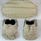 Gucci Sukey Medium Guccissima Leather Mystic White Tote