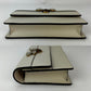 Gucci Queen Margaret Bee Wallet on a Chain Mystic White Clutch