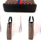 Louis Vuitton Savane Damier Ebene Zebra Atlas Tote