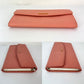 Fendi Continental Pink Leather Wallet Clutch