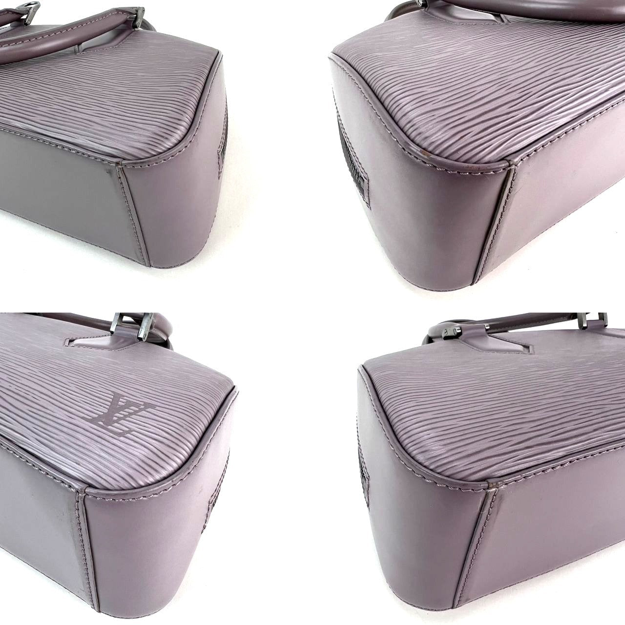 LOUIS VUITTON Epi Jasmin Grey Leather Hand Bag