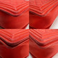 CHANEL Lambskin Quilted Medium Boy Red Flap Bag