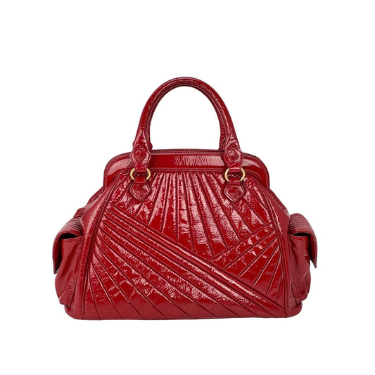 Isabella Fiore Red Patent Leather Hand bag