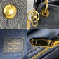 LOUIS VUITTON Artsy MM Monogram Empreinte Infini Blue Tote Hand Bag