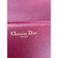 Christian Dior C'est Dior Mini Flap Burgundy Leather Shoulder Bag